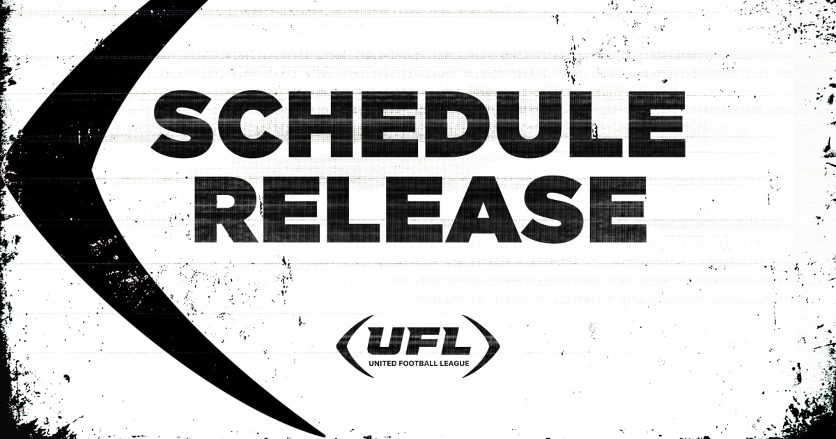 The UFL UFL Reveals 2024 Schedule